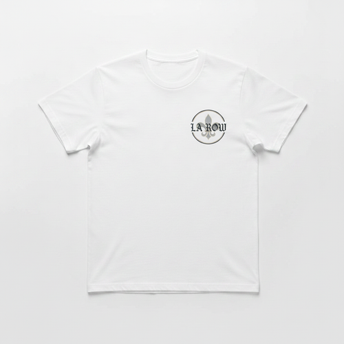 LA Row Classic Cotton T-Shirt with Logo